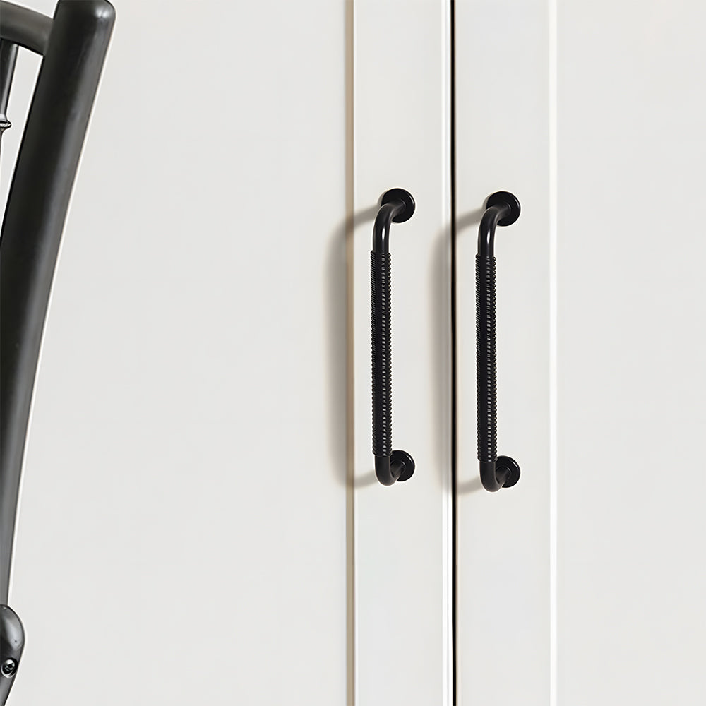 Modern Threaded Wardrobe Kitchen Cabinet Handles