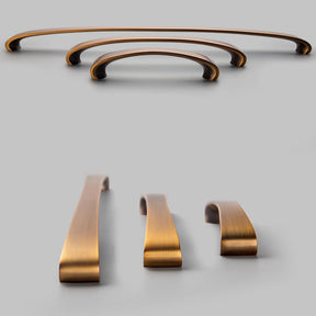 Classic Gold Zinc Alloy Kitchen Wardrobe Cabinet Handles