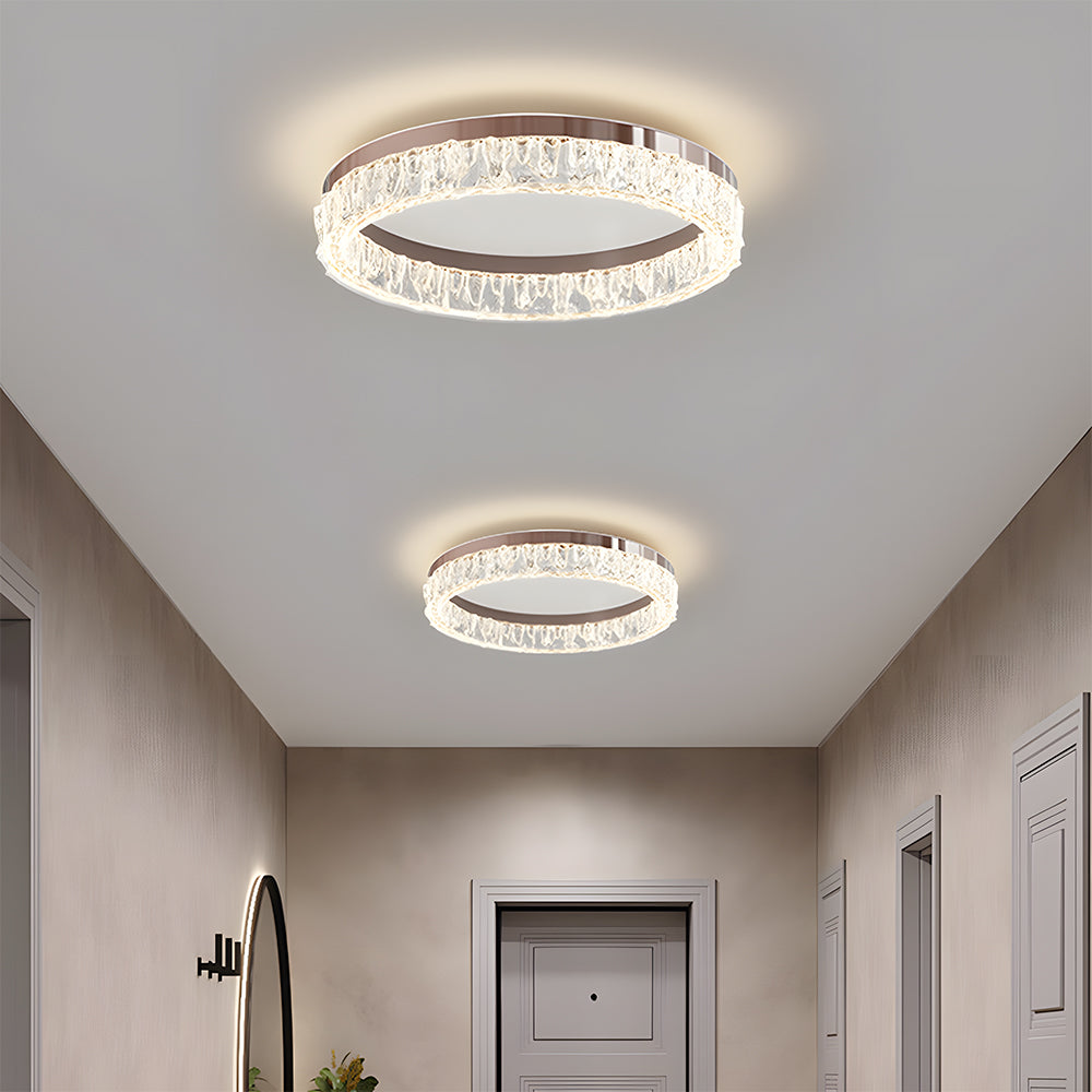 Modern Round Crystal LED Ceiling Lighting