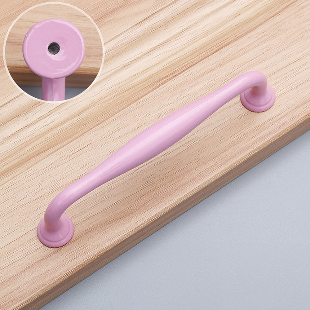 Modern Minimalist Aluminum Alloy Colored Furniture Hardware Door Handle