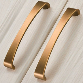 Classic Gold Zinc Alloy Kitchen Wardrobe Cabinet Handles