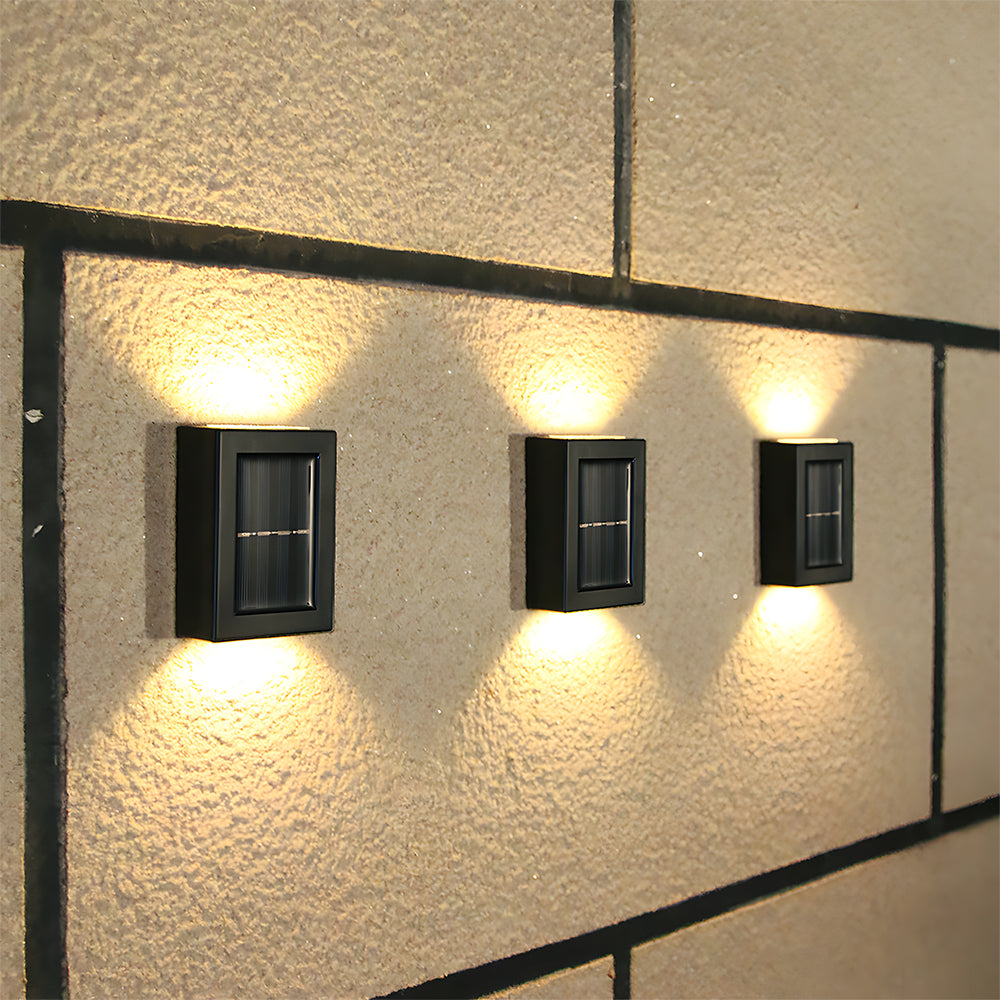 Waterproof Modern Solar Up Down Outdoor Wall Light