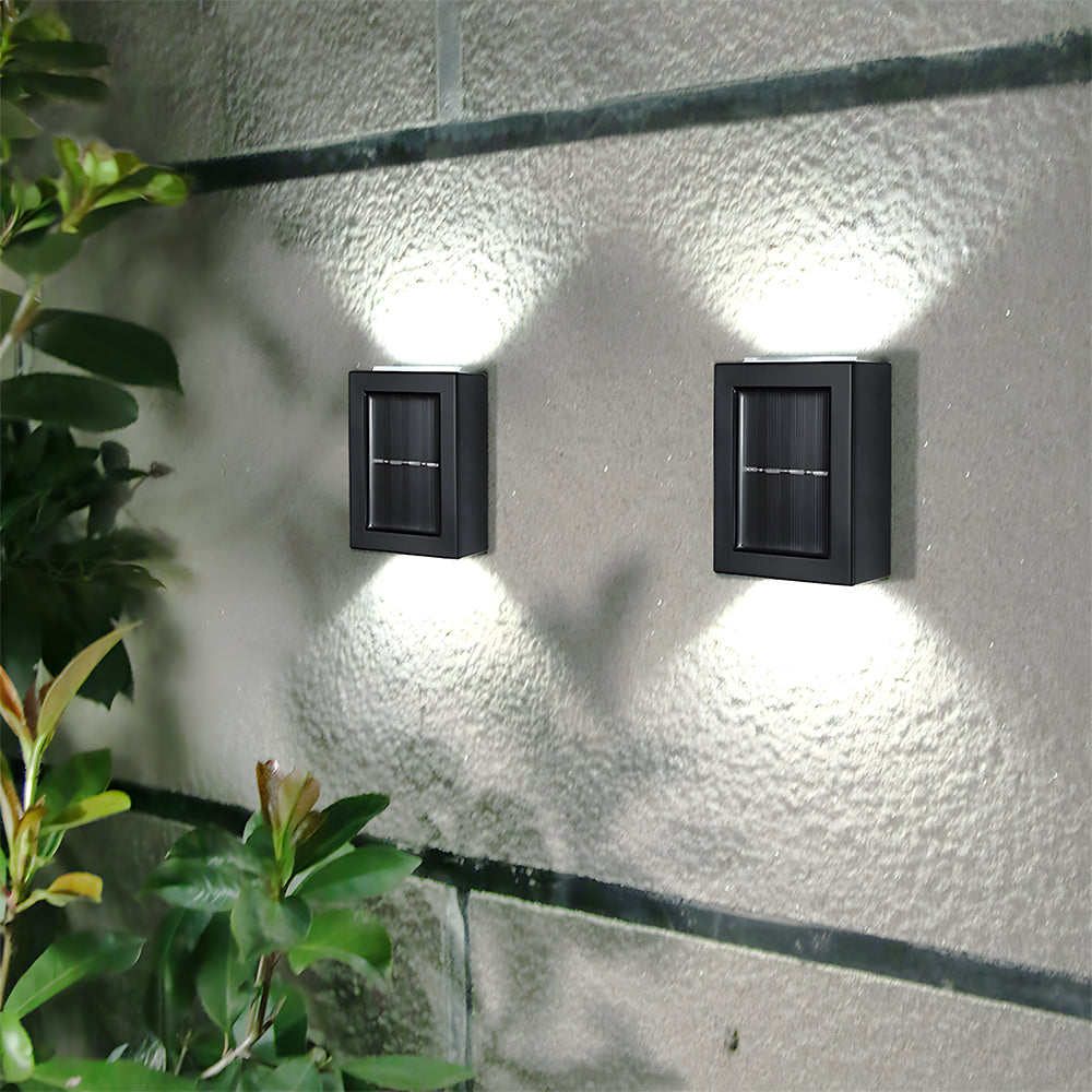 Waterproof Modern Solar Up Down Outdoor Wall Light