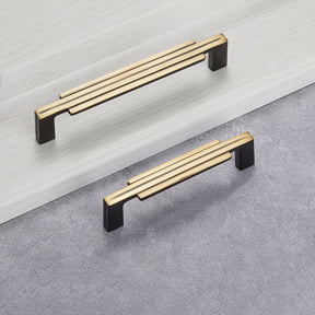 Stylish Retro Brass Kitchen Cabinet Handle