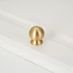 Modern French Solid Brass Cabinet Handles