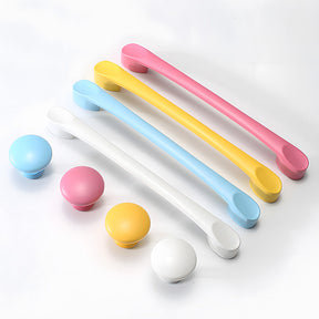 Colorful Children's Room Cabinet Long Handle