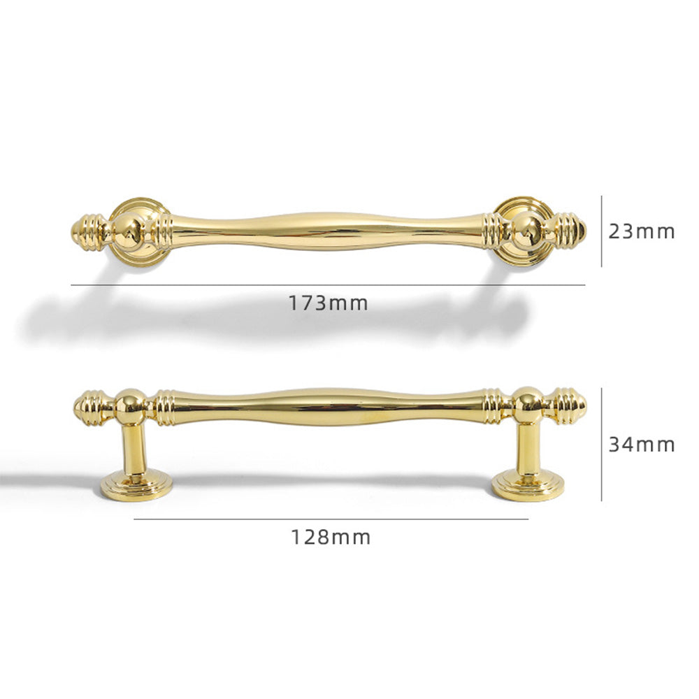 Modern Brass Gold Cupboard Kitchen Handles