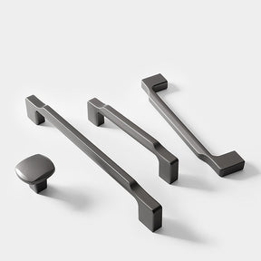 Elegant Zinc Alloy Square Cabinet Pulls and Handles