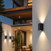 IP65 Black Up and Down LED Outdoor Wall Lights
