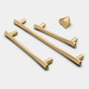 Mordern Classic Gold Cabinet Pulls and Dresser Knobs