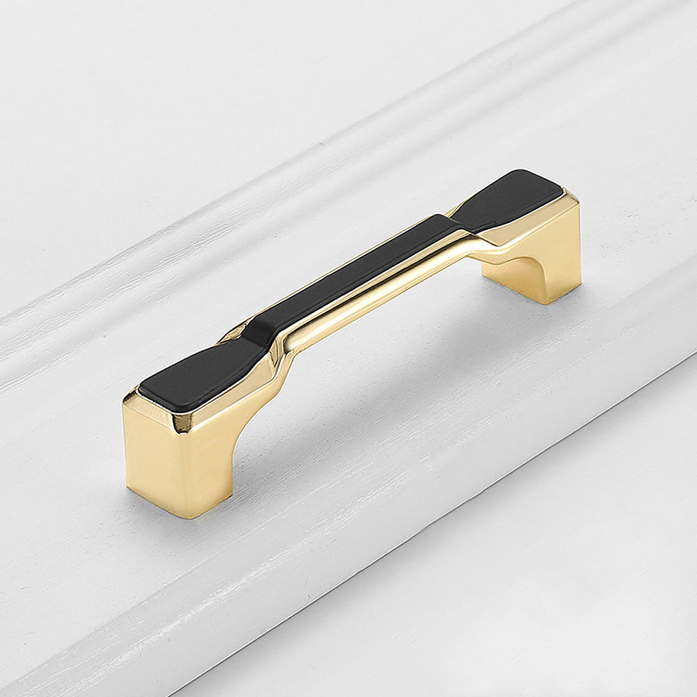 Simple Gold Round Corner Cabinet Handle