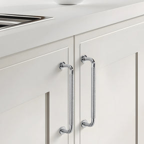 Modern Threaded Wardrobe Kitchen Cabinet Handles