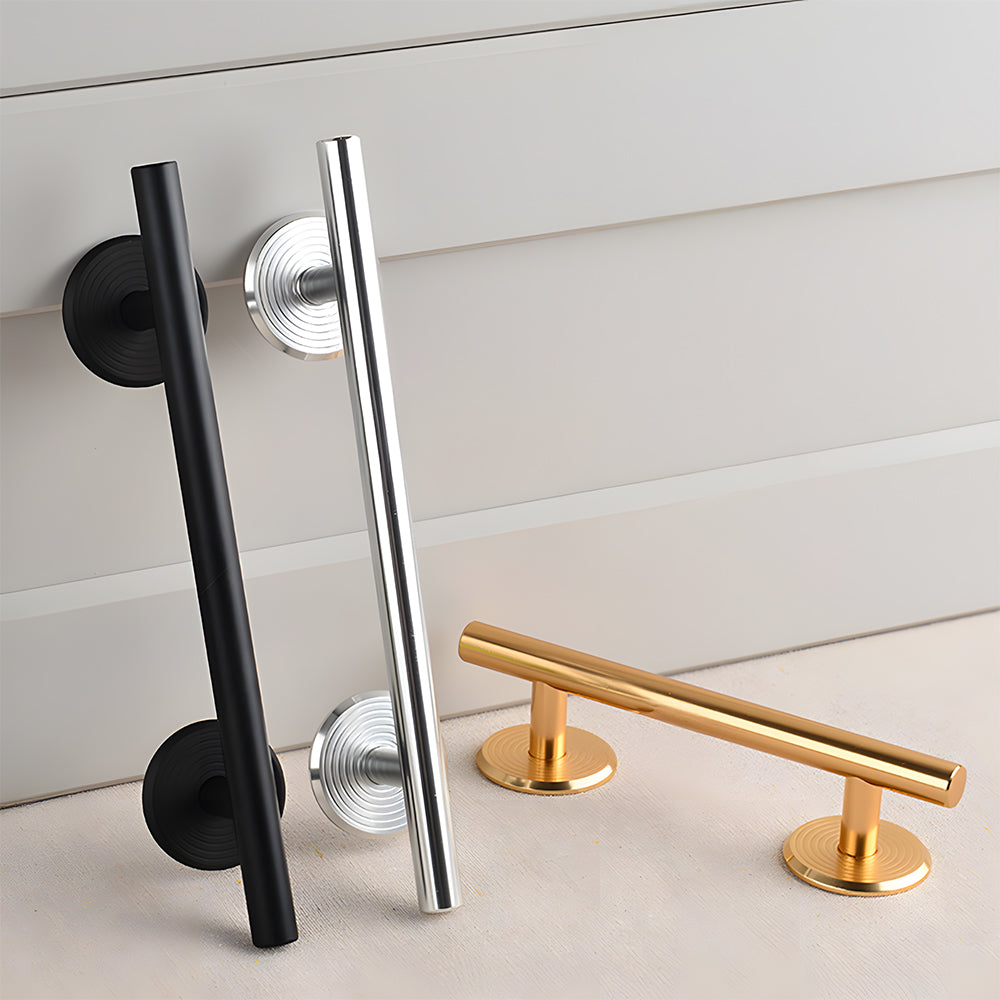 Simple Cabinet Handle with Round Base and Round Handle