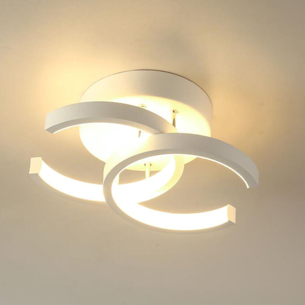 Modern Metal White LED Ceiling Light