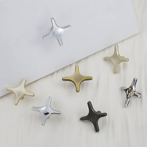 Modern Zinc Alloy Star Cross Cabinet Knobs
