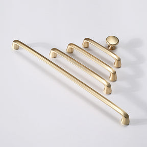 Smooth Gold Cabinet Handles for Wardrobe Cupboard