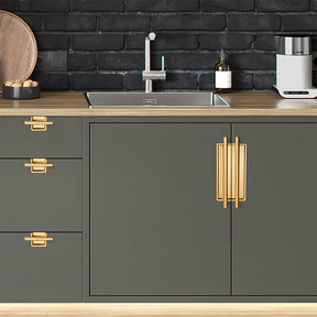 Simple Aluminum Alloy Recessed Concealed Cabinet Handles