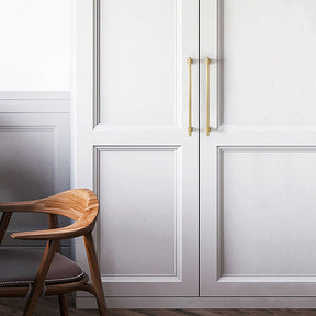 Modern Minimalist Gold and Grey Cabinet Handles