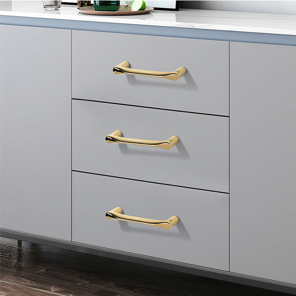 Contemporary Brass Kitchen Cabinet Handles And Knobs