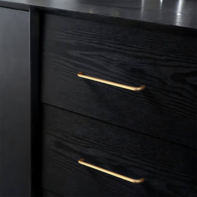 Simple Aluminum Alloy Round Arc Cabinet Handle