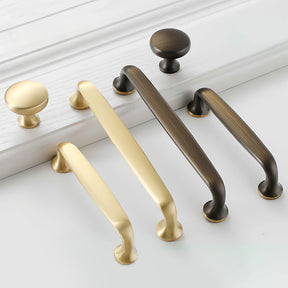 Modern Decorative Brass Cabinet Handles And Knobs For Kitchen