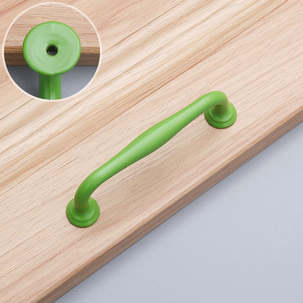 Modern Minimalist Aluminum Alloy Colored Furniture Hardware Door Handle