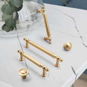 Luxury Gold Zinc Alloy Cabinet Drawer Handles