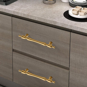 Vintage Brass Wardrobe Cabinet Door Handles