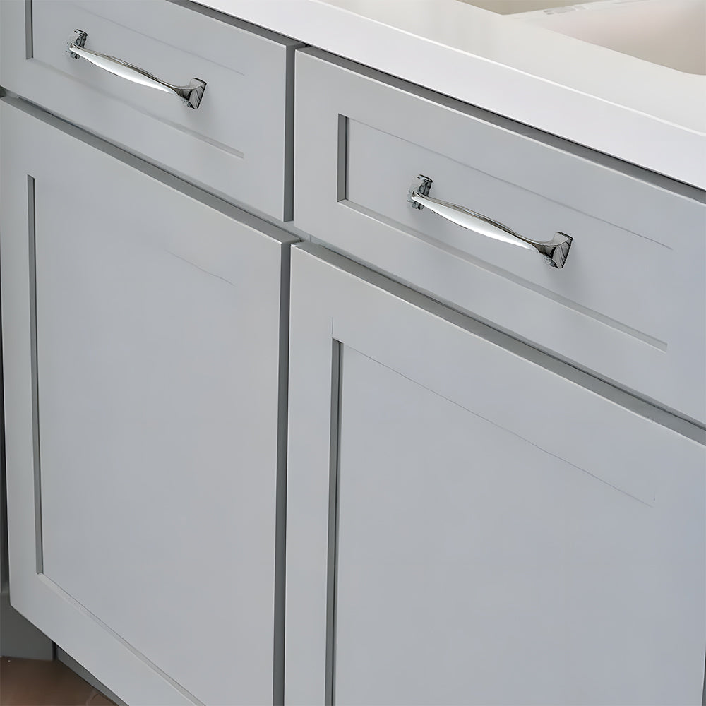 Wide Head Simple Brass Drawer Handles