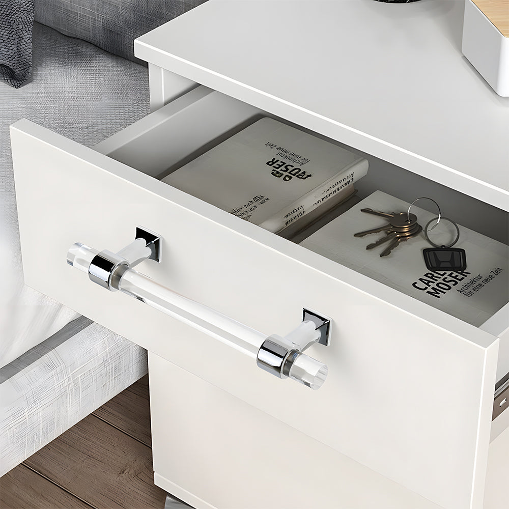 Modern Transparent Acrylic Wardrobe Door Handle