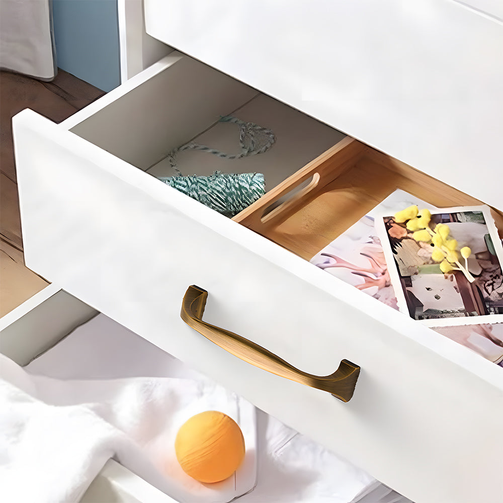 Wide Head Simple Brass Drawer Handles