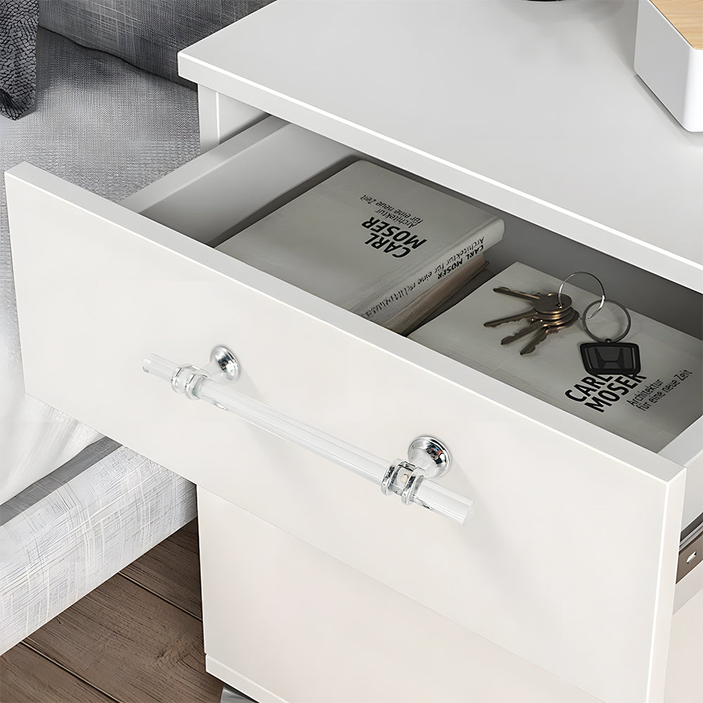 Simple Acrylic Transparent Bathroom Cabinet Handles