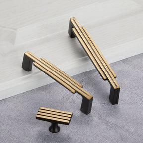 Stylish Retro Brass Kitchen Cabinet Handle