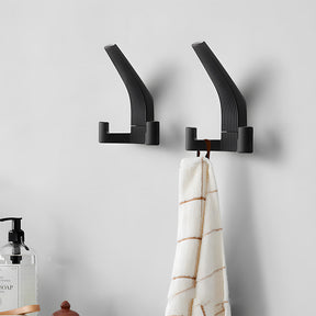 Modern Fluted Zinc Alloy Double Wall Hooks