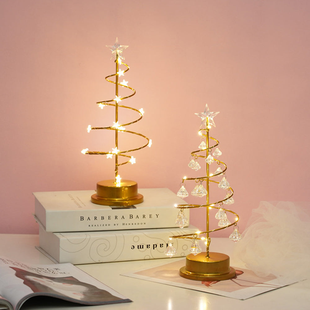 Chic Crystal Tree Lamp LED Christmas Lightings