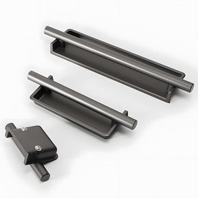 Simple Aluminum Alloy Recessed Concealed Cabinet Handles