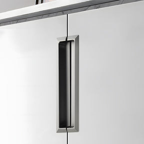Modern Square Recessed Flush Finger Pulls for Cabinet