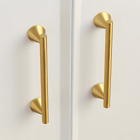 Modern Cone-shaped Feet Brass Cabinet Pulls