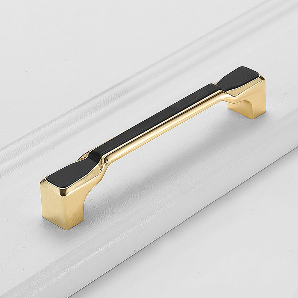 Simple Gold Round Corner Cabinet Handle