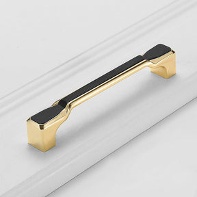 Simple Gold Round Corner Cabinet Handle