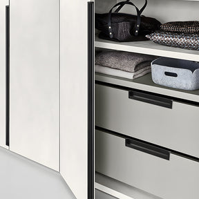 Minimalist Aluminum Alloy Flush Finger Edge Pulls