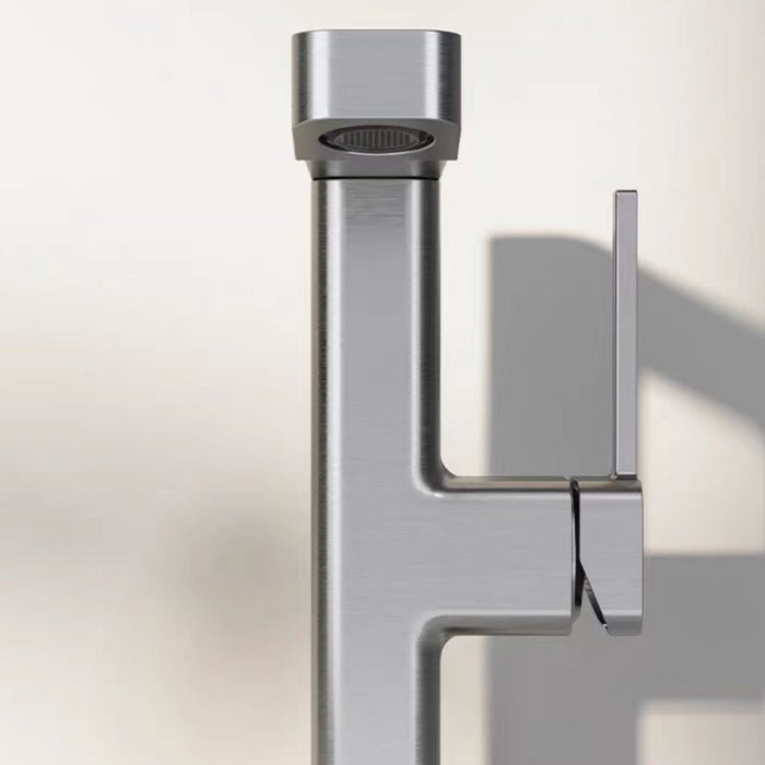 360-Degree-Swivel Waterfall Bathroom Taps_Gunmetal Gray