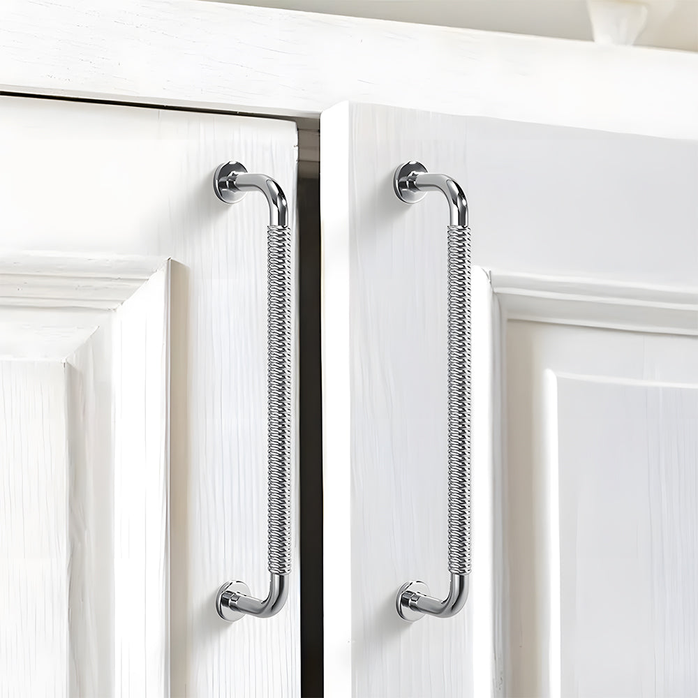 Modern Threaded Wardrobe Kitchen Cabinet Handles
