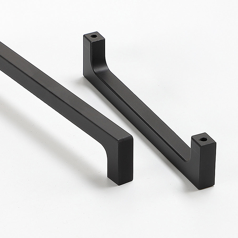 Black Simple Long Cabinet Handles