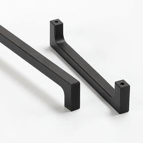 Black Simple Long Cabinet Handles