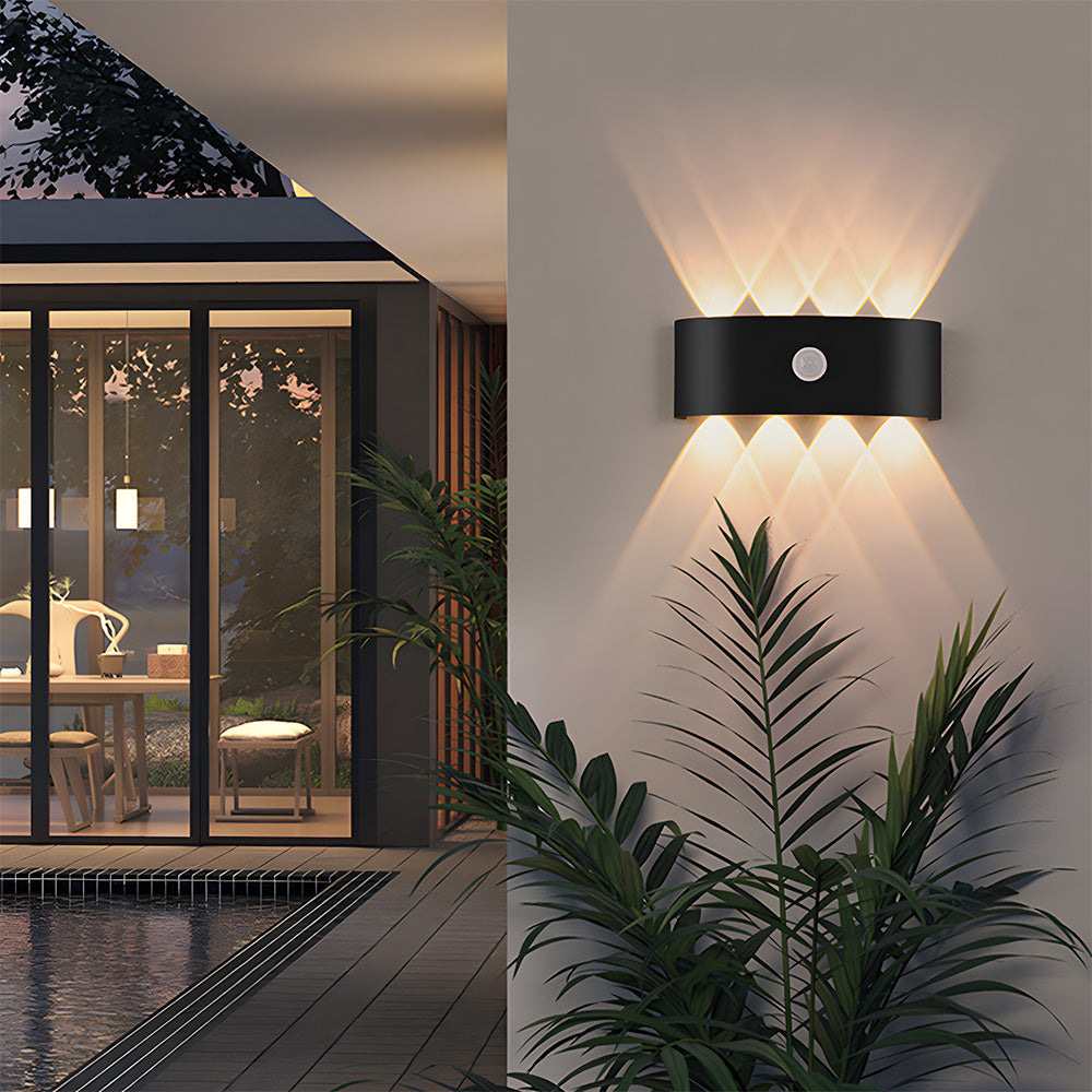 Modern IP65 Up and Down LED Outdoor Wall Lights