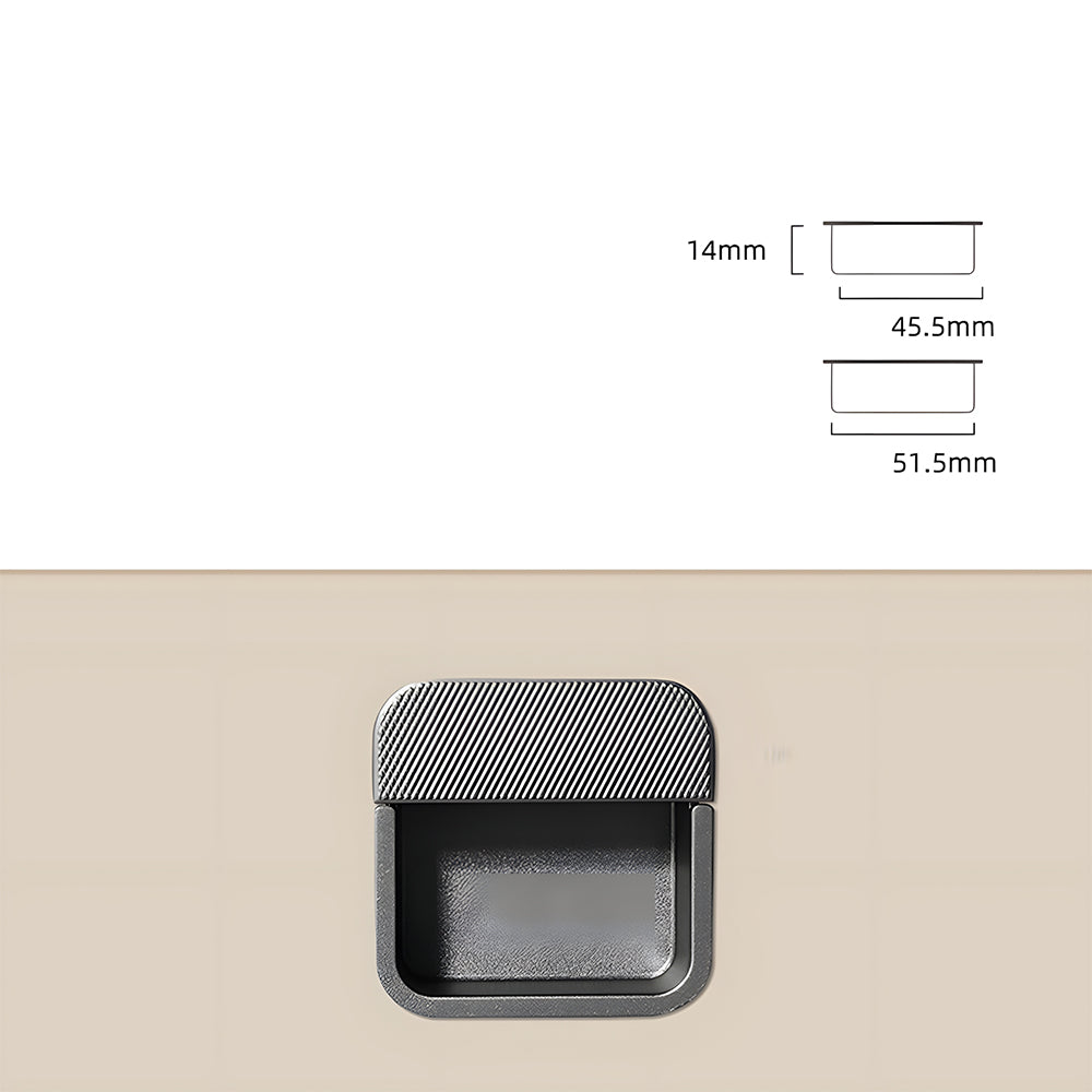 Stylish Metal Recessed Sliding Door Concealed Handles