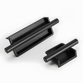 Simple Aluminum Alloy Recessed Concealed Cabinet Handles