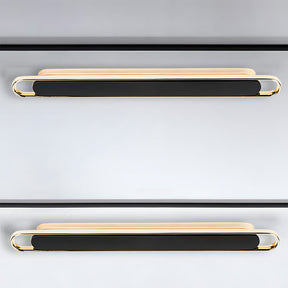 Two-color Zinc Alloy Modern Bedroom Cabinet Handles