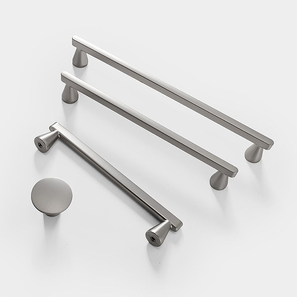 Modern Minimalist Gold and Grey Cabinet Handles